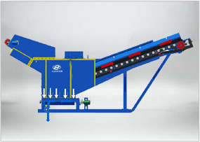 大華重工破碎機-建筑垃圾應用領域-輕物質處理機