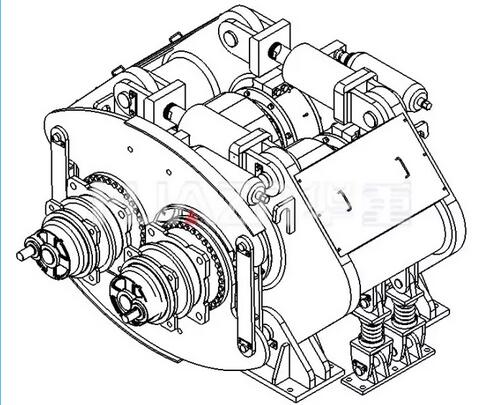 鋼渣用高壓輥磨機產品特點圖01-大華重工