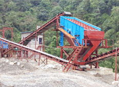 四川雅安：450t/h混凝土砂石骨料生產線