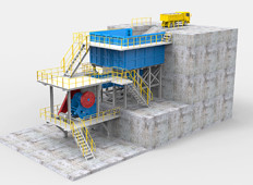 顎式破碎機(jī)模塊破碎站