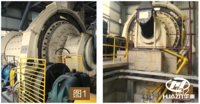 山西某鋼廠棒磨機處理石灰石現場圖