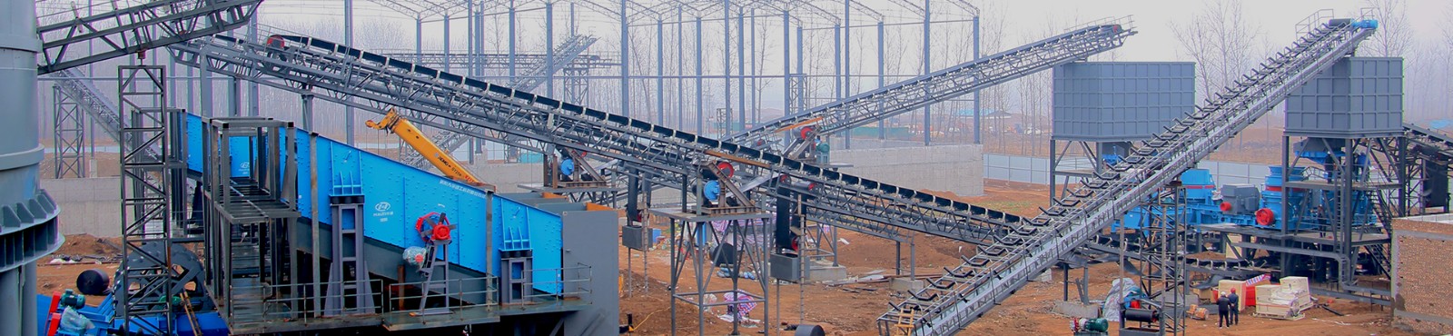 河南洛寧時產800噸EPC鵝卵石生產線項目