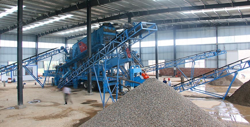 時產(chǎn)150噸鵝卵石生產(chǎn)線