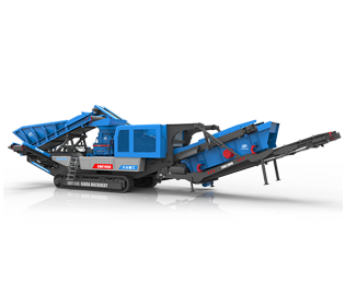 履帶式移動立式?jīng)_擊破碎機破碎站